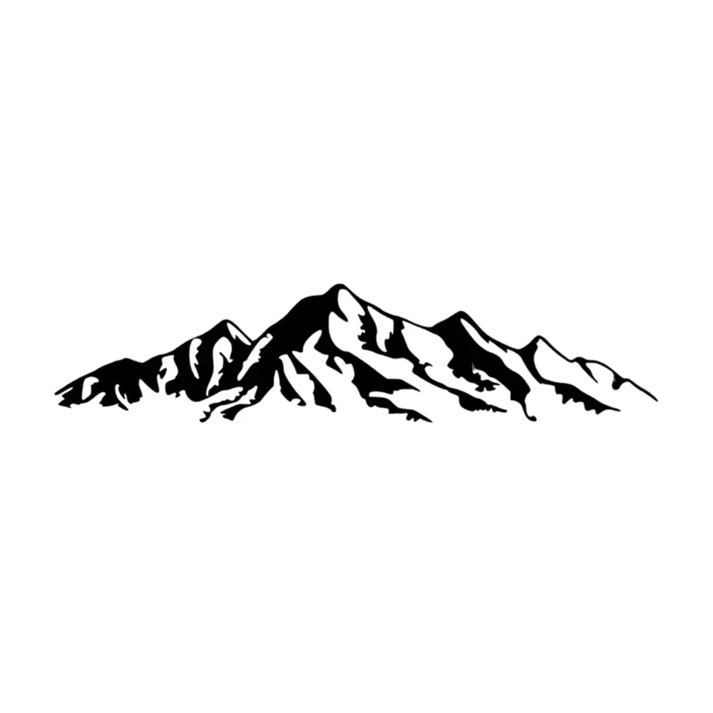Openwork painting, 3D wall decoration, 3D painting "Alps Mountains" 100x23cm Ebony