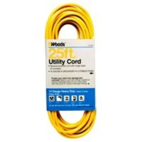 12/3 Gauge Yellow Extension Y-Cord Adapter Electrical Repair Kits Woods