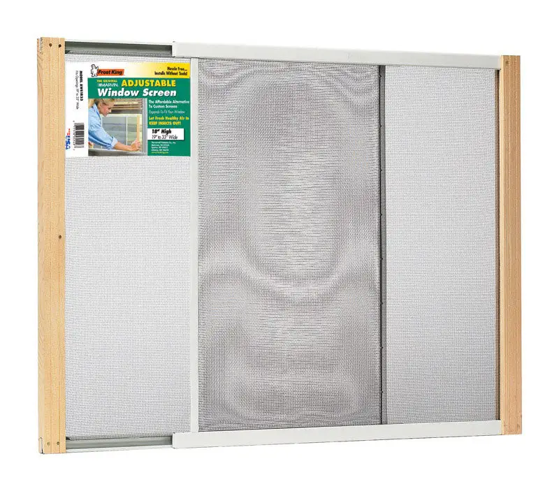 Frost King WB Marvin Adjustable Steel Window Screen 19-33 Inches Wide
