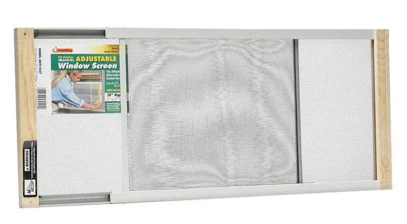 Frost King WB Marvin Adjustable Steel Window Screen 21-37 Inches Wide
