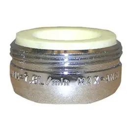Chrome Faucet Aerator 1.2 GPM 15/16-Inch Male Thread Water Efficient Larsen