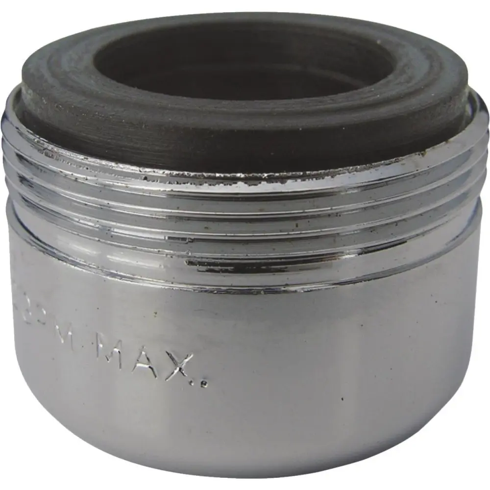 Lasco Chrome Dual Thread Faucet Aerator 1.2 GPM 55/64-Inch Male