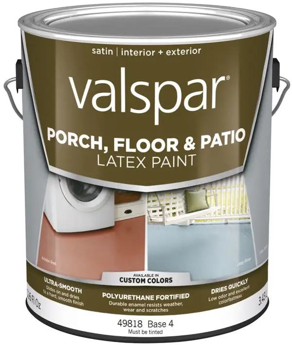 Anti-Skid Latex Porch Floor Patio Paint Bulk Supplies Slip-Resistant Surfaces Valspar