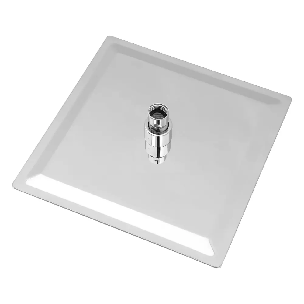 8" Square Rain Shower Head, Ceiling / Wall Position Stainless Steel Bath Fixture