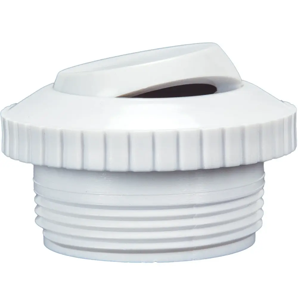 Pentair 540000 Alabaster Slotted Opening Directional Eyeball 1-1/2-Inch MIP Thread Replacement Pool Wall Fittings