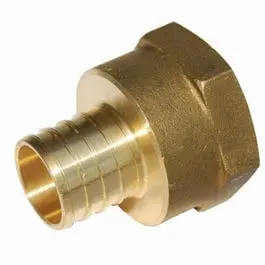Brass Adapter 1- Barb Insert x 1- Female Iron Pipe Thread Secure Connections SharkBite
