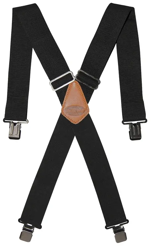 Bucket Boss Initial Series 61120 Suspender, Elastic/Polyester, Black