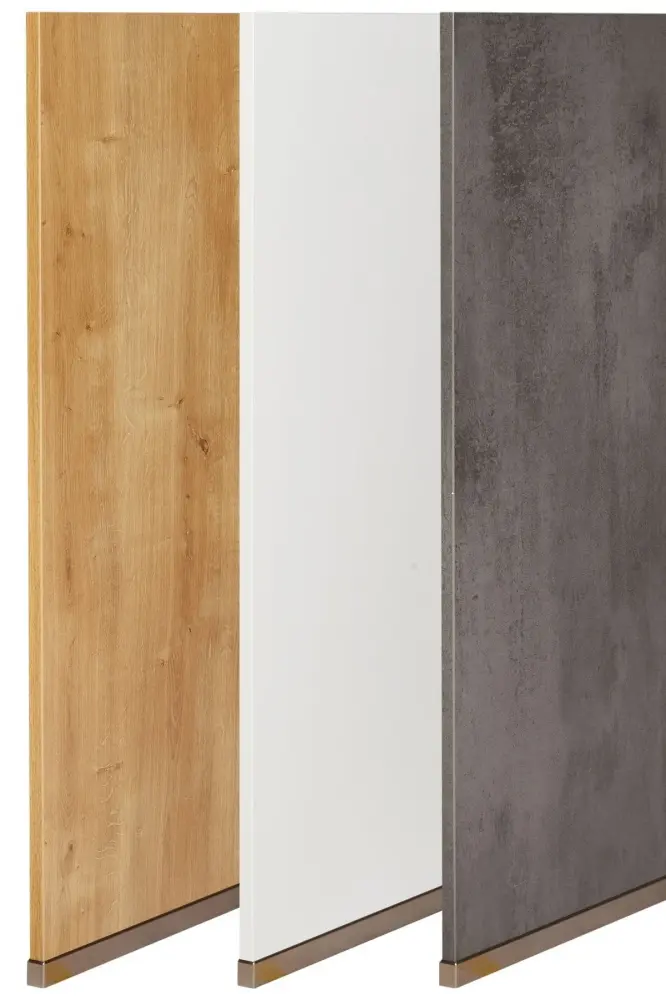 nobilia end panel HWA16 kitchen elevated cabinet alpine white / oak / concrete Load-Bearing Walls