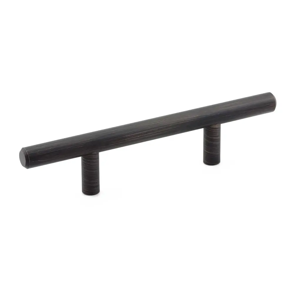 Contemporary #305 Brushed Oil-Rubbed Bronze Chromed Pull, 3'' C/C