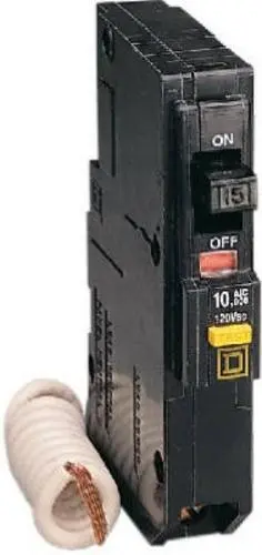QO Single Pole Plug On Neutral CAFCI Circuit Breaker - Shop Electrical Goods SQUARE D
