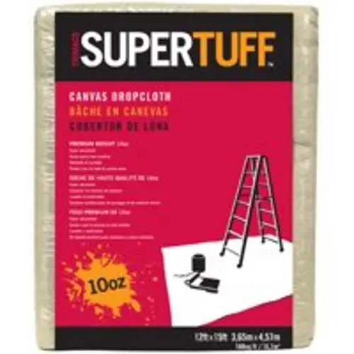 Canvas Drop Cloth 12' x 15' - Shop Bulk Paint Supplies Trimaco