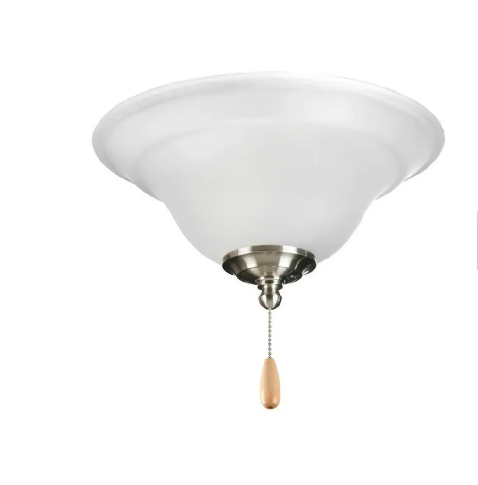 Progress Lighting Trinity Collection 2-Light Unfinished Ceiling Fan Buoyant Kit Damaged Box - 52 Inch Span