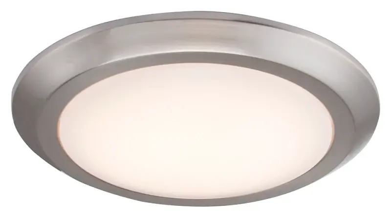 Boston Harbor CL006AC1215-12 Flush Position Ceiling Fixture, 120 V, 17 W, 1-Lamp, LED Lamp, 1200 Lumens