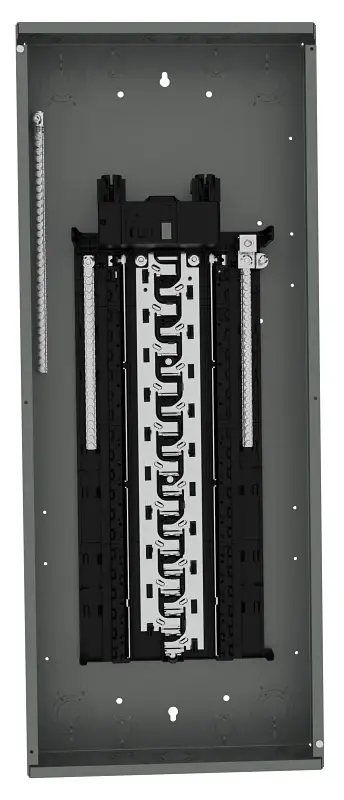 Siemens SN SN4060B1200 Assembled Load Center, 200 , 40 -Space, 60 -Circuit, Main Breaker, Plug-On Neutral, Pewter
