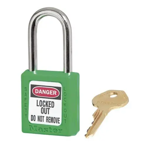 Master Lock 410GRN, No. 410 Mint Zenex Thermoplastic Safety Padlock Pack 24 pcs