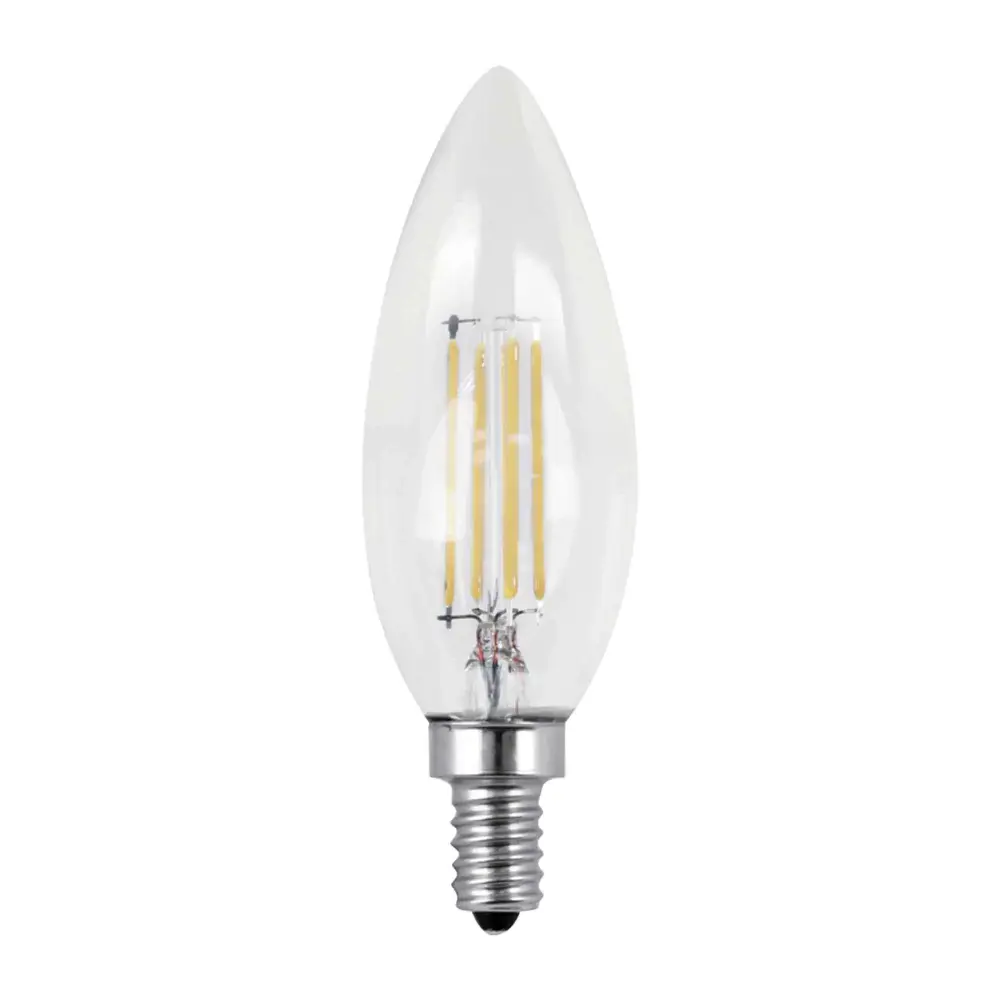 Type C LED Bulb Plush White, 4 Units