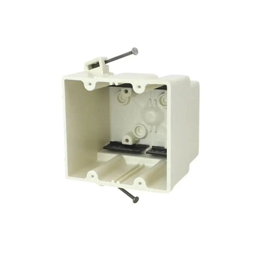2302-NK Allied Moulded 2 Gang Grp 37 Cubic Inch Wall Box Nails