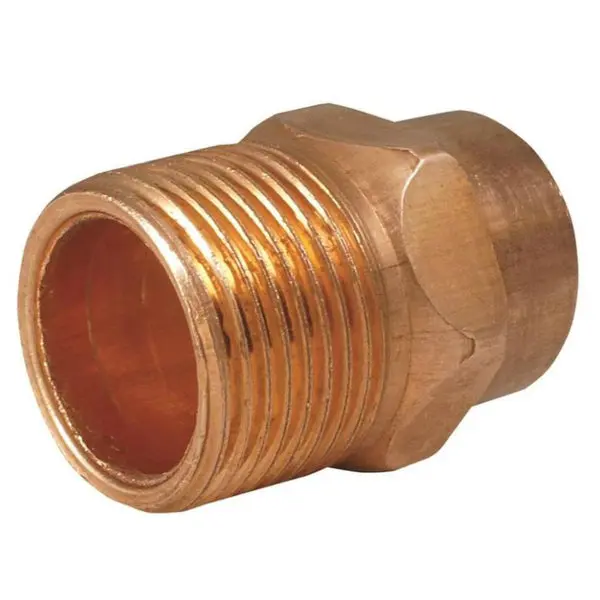 Elkhart 80006 3/4 Inch Copper C x MPT Male Adapter 10-Pack Plumbing