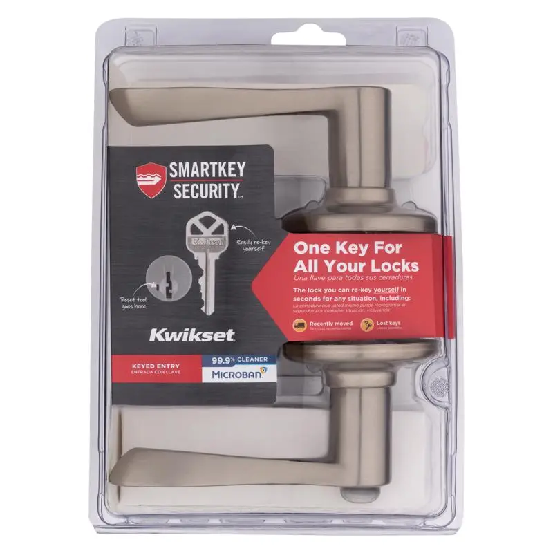 Home Plus Satin Chrome Brass Double Cylinder Deadbolt High Security Lock