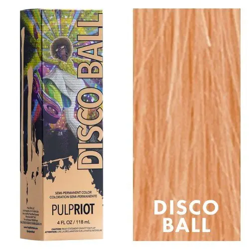 Disco Ball Light Peach Remote Control