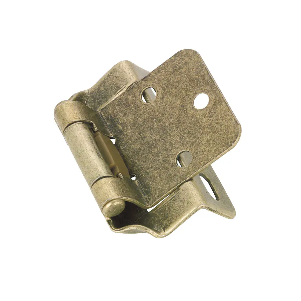 Antique Warm alloy Self-Closing Hinge, 2-pack