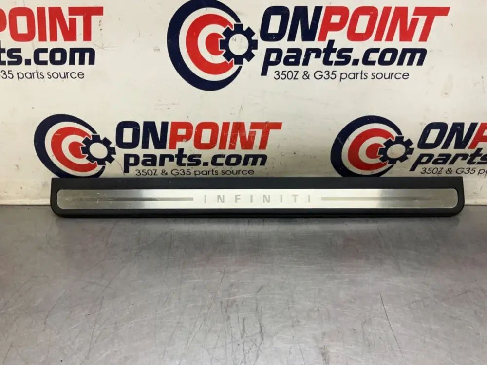 Deadbolt Lock 2009 Infiniti G37 Passenger Right Front Door Threshold Kick Plate OEM 12BAWF7