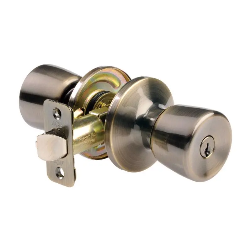Ace Tulip Antique Brass Double Entry Door Kit 1-3/4 Inch