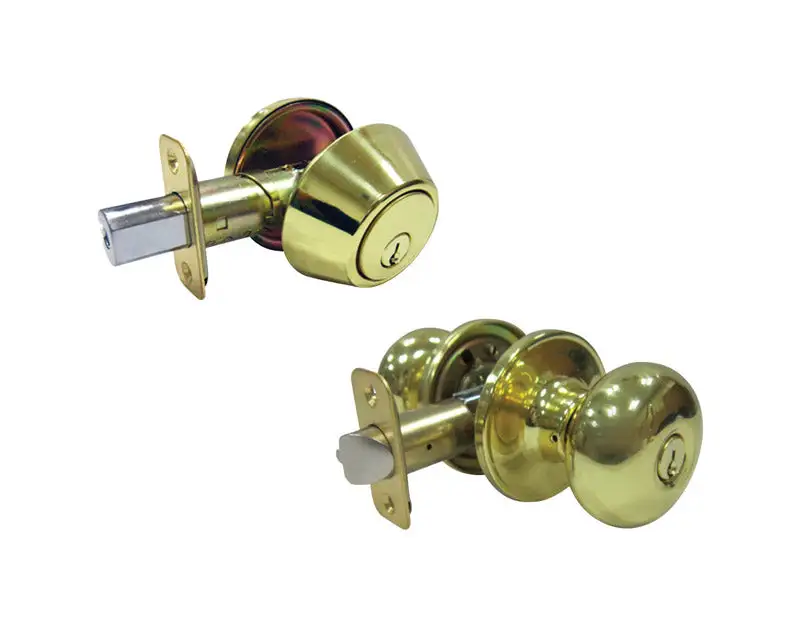 Faultless Fancy Mushroom Satin Nickel Entry Knob Right Handed Door Hardware