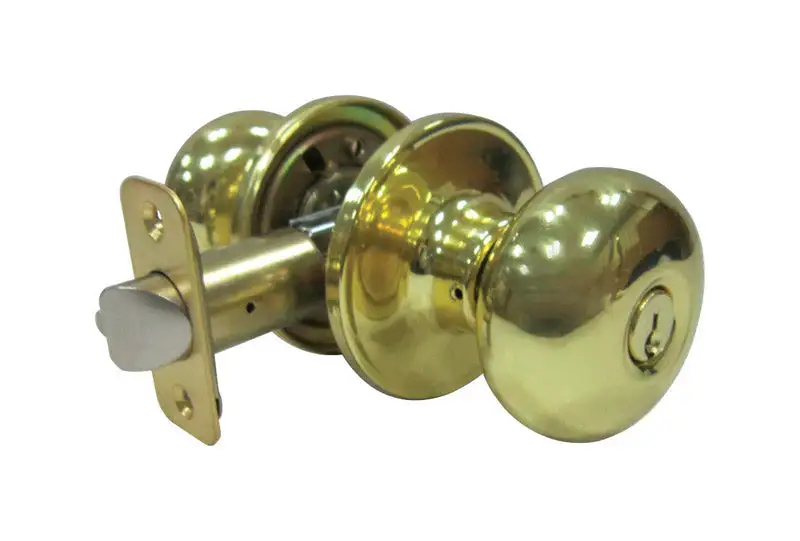 Faultless Fancy Mushroom Satin Nickel Passage Door Knob Right Handed