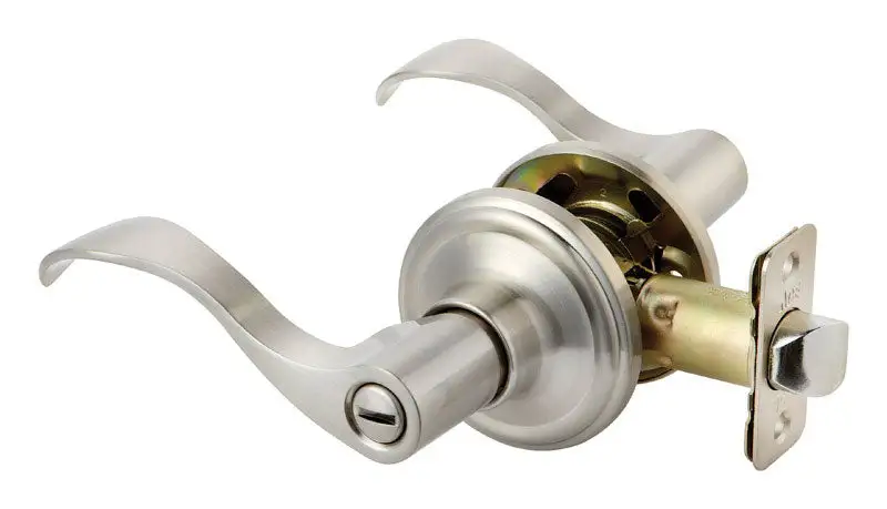 Ace Wave Satin Nickel Passage Lockset 1-3/4 . - Smooth and Durable Interior Door Lock
