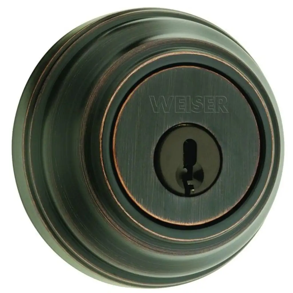 Weiser Lock GCD937115S Double Cylinder Deadbolt Venetian Bronze