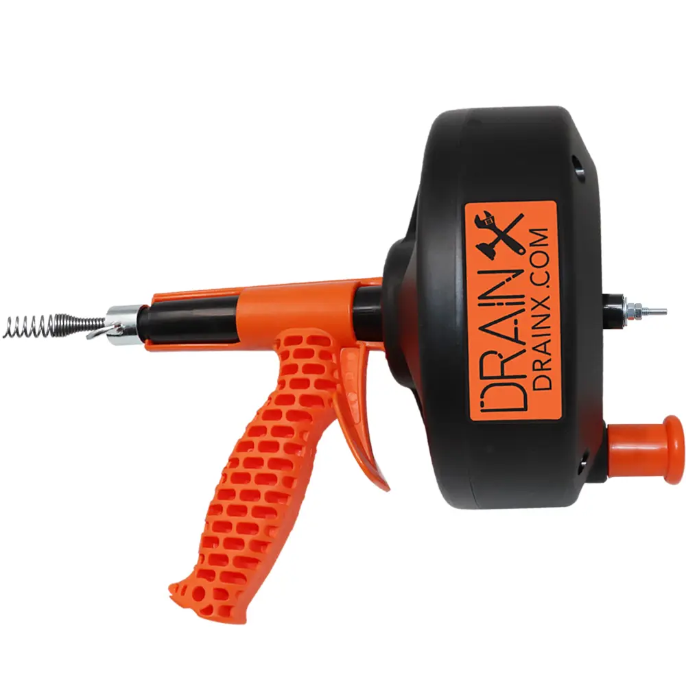 25 FT Ergonomic Load Support Drain Auger Drill Adapter