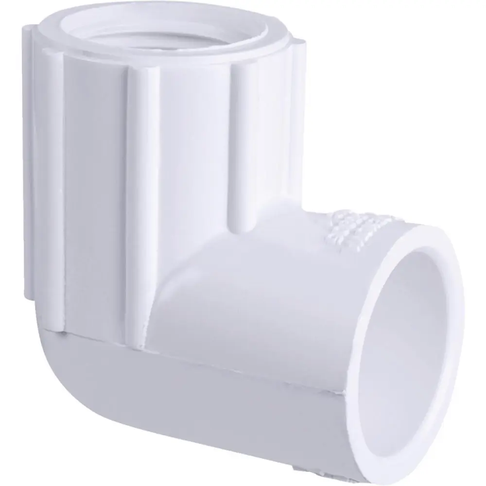 Charlotte Pipe 1/2 . x 1/2 . Schedule 40 Solvent x Threaded PVC Elbow