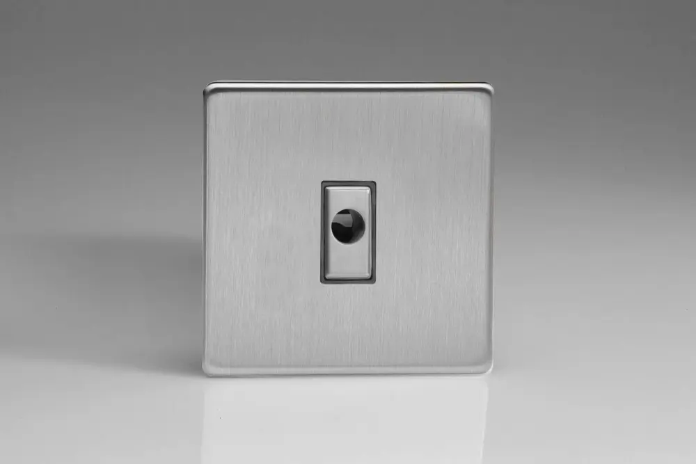 Varilight 16A Flex Outlet Plate Brushed Chromed XDSFODS