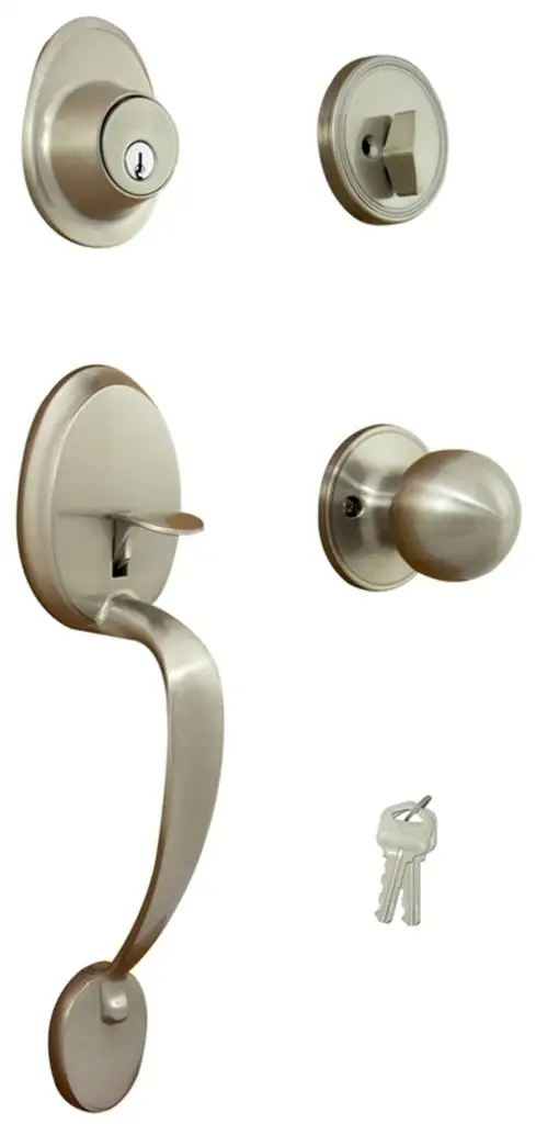 Weslock 02740J1J1SL23 Julienne Oval Entry Lock, Oil Rubbed Bronze