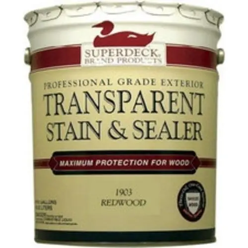 Exterior Transparent VOC Wood Stain and Sealer - Best Value Painting Supplies Superdeck