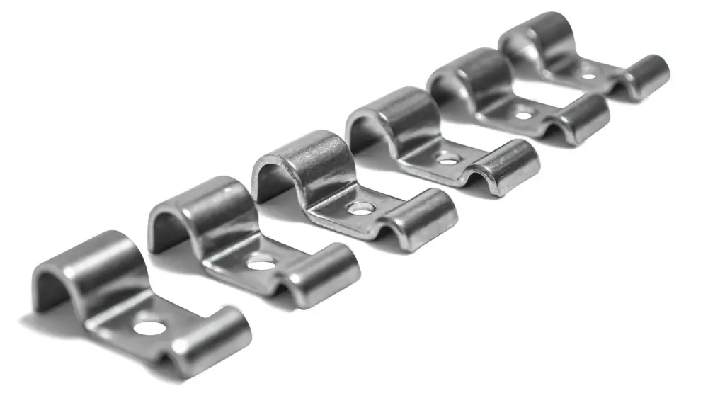Brake Line Clip Kit - Dual Brake/Fuel, Stainless, Place 6
