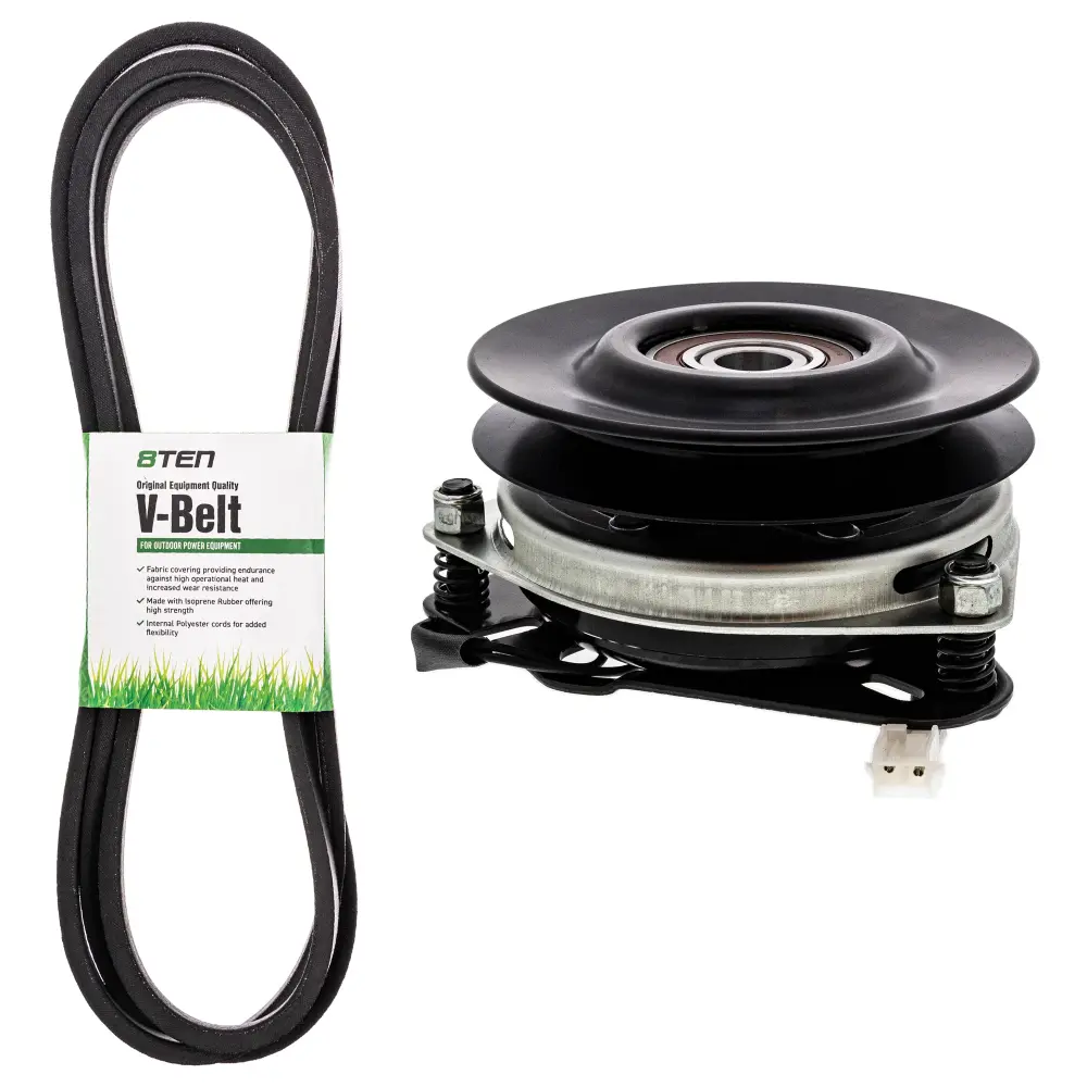 Electric PTO Clutch & Belt Kit Husqvarna Poulan Pro Statesman MK1006377