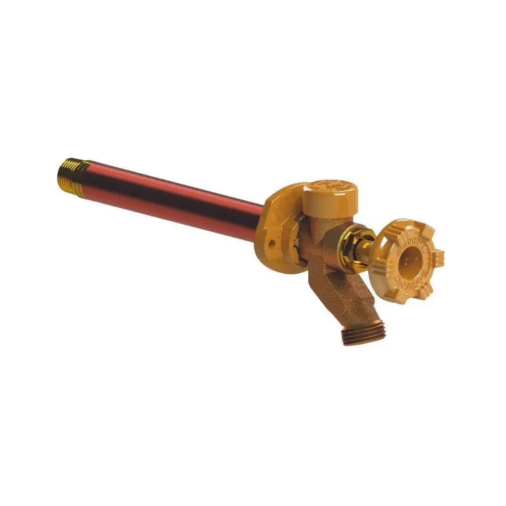 17CP-4-MH Woodford Model 17 Wall Faucet, Combination 1/2" MPT 1/2" Female Sweat Inlet, 4 Inch, Alloy Handle