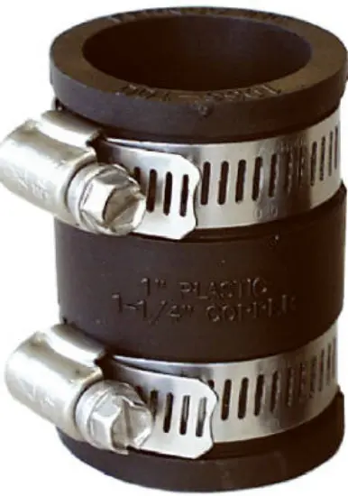 Fernco P1056-33 3 x 3 Inch Flexible Coupling Cast Iron or Plastic Pipe