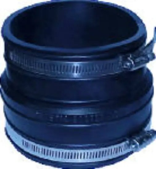 Fernco P1059-44 4 Inch Flexible Coupling Socket to Pipe Connection