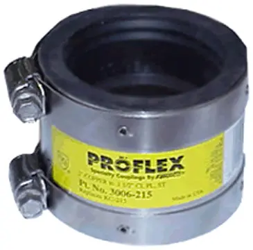 4 Inch Proflex Coupling Plumbing and Pipe Connections Fernco