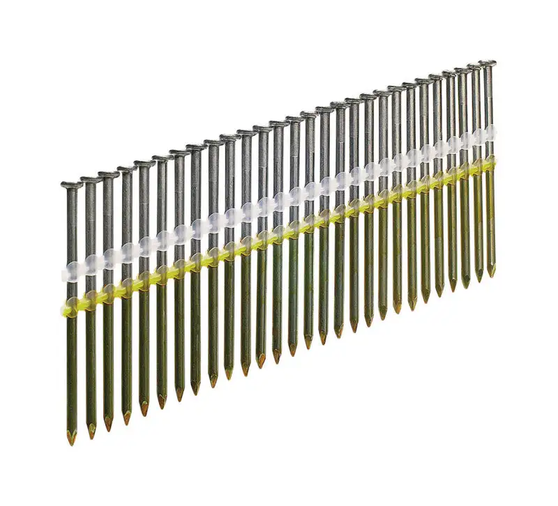 Senco 3-1/2 Inch 16 Gauge Angled Strip Hot-Dip Galvanized Framing Nails 20 Degree 2500 Pack
