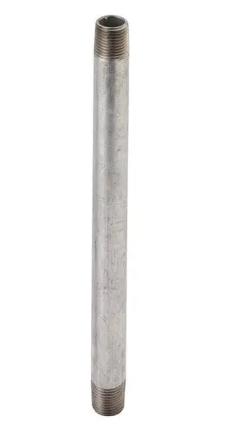 Worldwide Sourcing GN 1/2X36-S Galvanized Pipe Nipple 1/2 Inch X 36 Inch Steel