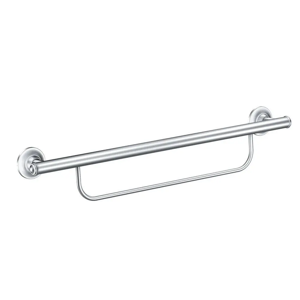 Moen LR2356DCH 16-Inch Grab Bar Shelf Bright Chrome Bathroom