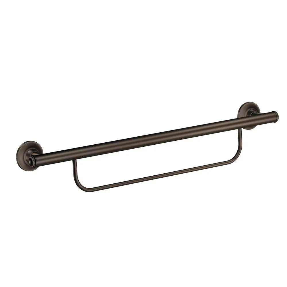 Moen LR8724D1GBN 24-Inch Elegance Grab Bar Grip Pad Brushed Nickel