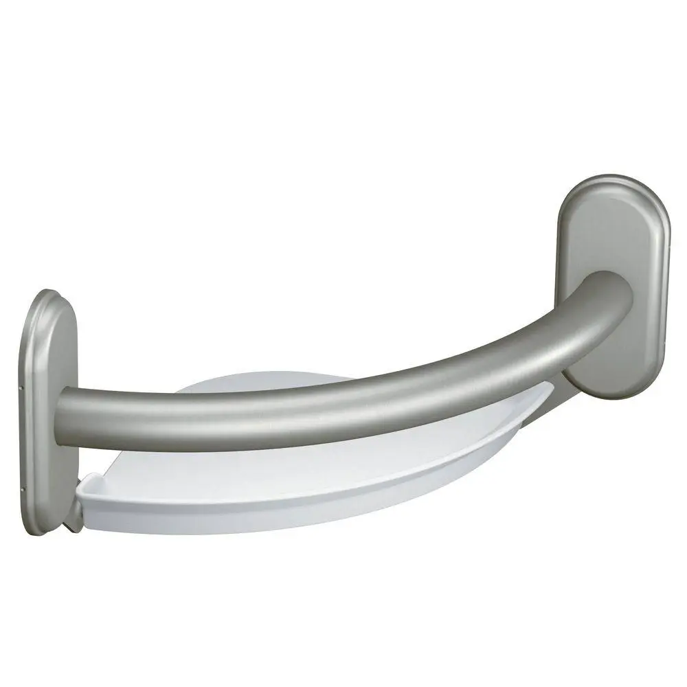 Moen LR8724D1GCH 24-Inch Elegance Grab Bar Grip Pad Bright Chrome