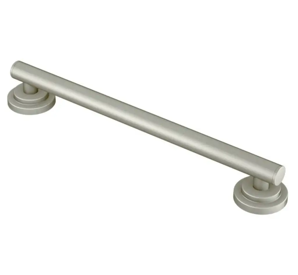 Moen YG0742BN Iso Grab Bar Brushed Nickel 42 Inch Bathroom Safety Bar