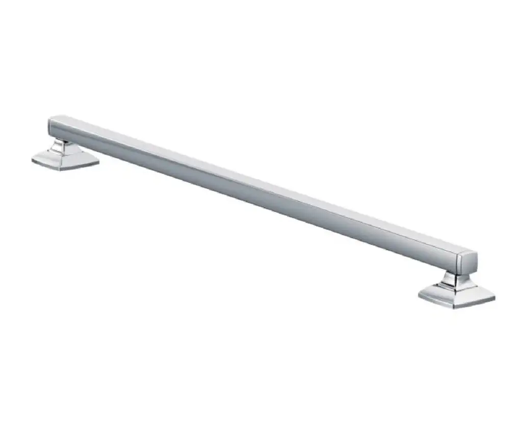 Moen YG5412BN Kingsley Grab Bar Brushed Nickel 12 Inch Bathroom Safety Bar