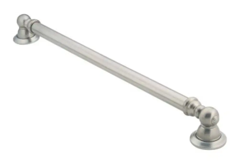 Moen YG6412CH Belfield Bathroom Grab Bar 12 Inch Bright Chrome Safety Bar